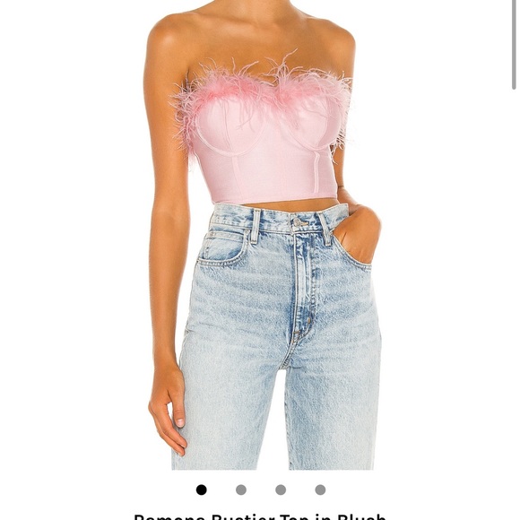 Super down feathered tube top, worn twice, size XS. - Picture 3 of 3